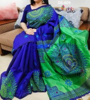 Dhupian Half Silk Saree- DS-409