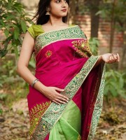 Dhupian Half Silk Saree -DS-421