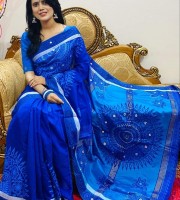 Dhupian Half Silk Saree-DS-418