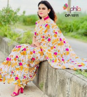 HalfSilk Yellow Saree With Blouse