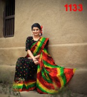 Cotton Batik Saree BD-1133