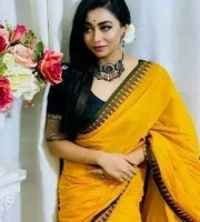 Yellow Cotton with Silver Jori Par