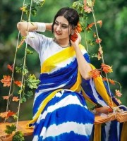 Cotton Batik Saree BD-45