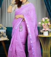Halfsilk Embroidery Saree EM-131