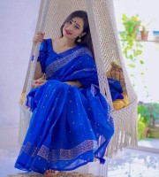 New HalfSilk Saree Code 4306