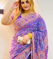 Halfsilk Saree With Blouse 4301