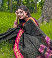 Trendy New Cotton Saree OP-904