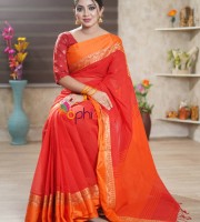 Trendy New Cotton Saree OP-945