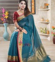 Trendy New Cotton Saree OP-941