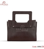 Square Handle Ladies Hand Bag