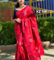 Silk Katan Sharee-KZ-108