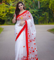 Halfsilk Saree With-Blouse 2404