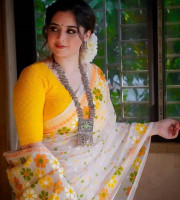 Half Silk Zamdani Saree with Blouse pcs-2407