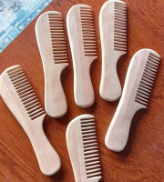 দুই পাটের কাঠের চিরুনি ১ পিস্-Wooden Hair Comb